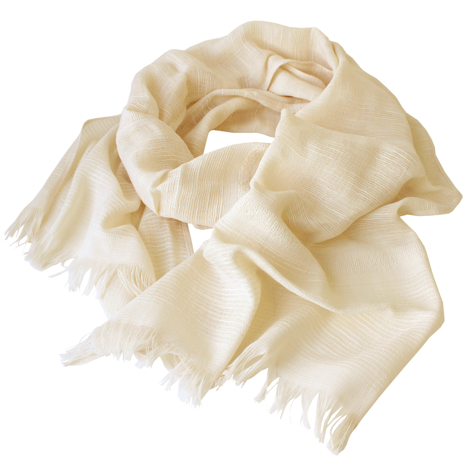 Hiorie mesh fabric long scarf shawls stole scarf UV cut cotton 100% Japan - Picture 3 of 10