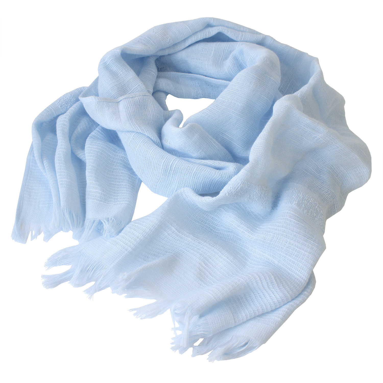 Hiorie mesh fabric long scarf shawls stole scarf UV cut cotton 100% Japan - Picture 10 of 10