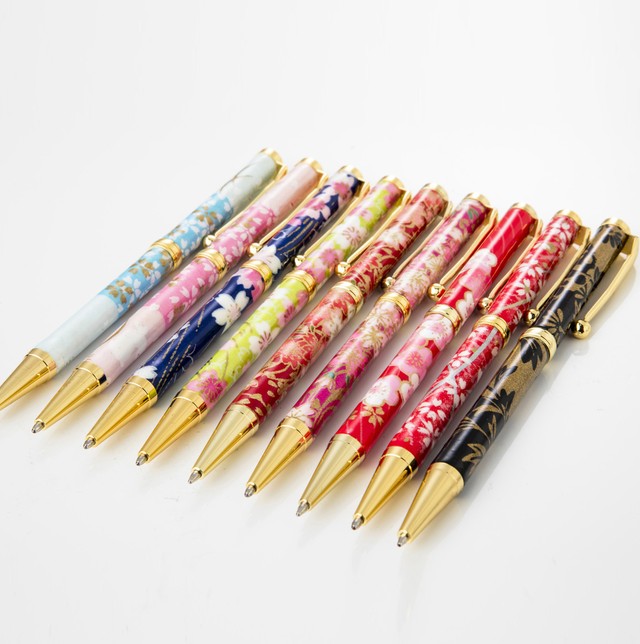 F-STYLE Mino Paper Ballpoint Pen Weeping Sakura Handmade