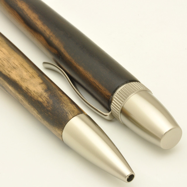 Details zu  F-STYLE Holz Kugelschreiber Persimmon Handgefertigt Schreibwaren Wertvolle Dark NEU günstig